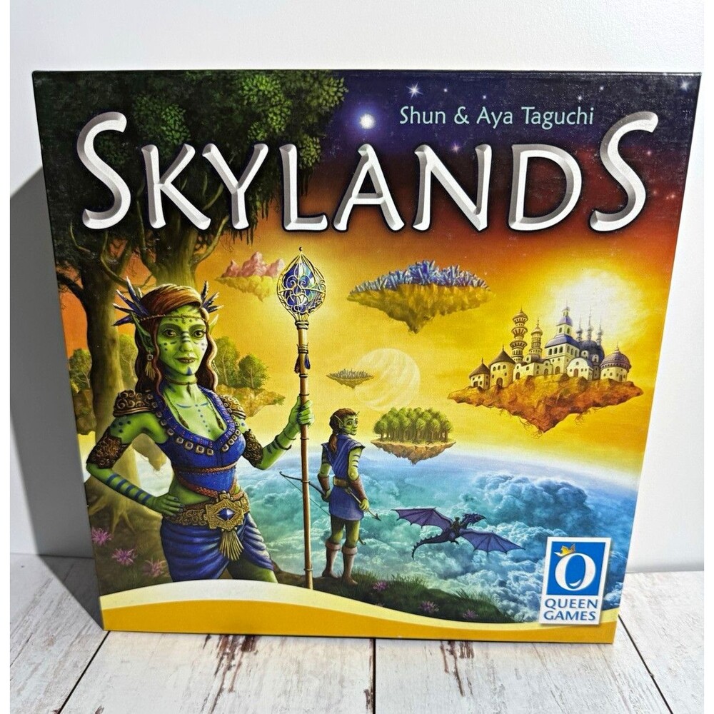 Queen Games Skylands Fantasy Board Game 2P Ages 8+ 2014 Spiel des Jahres